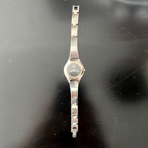 Vintage ESQ MOVADO Womens silver watch